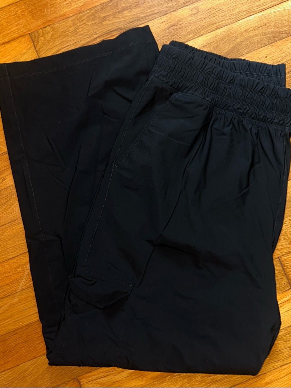 Old Navy Black Elastic-Waist Pull-On Pants